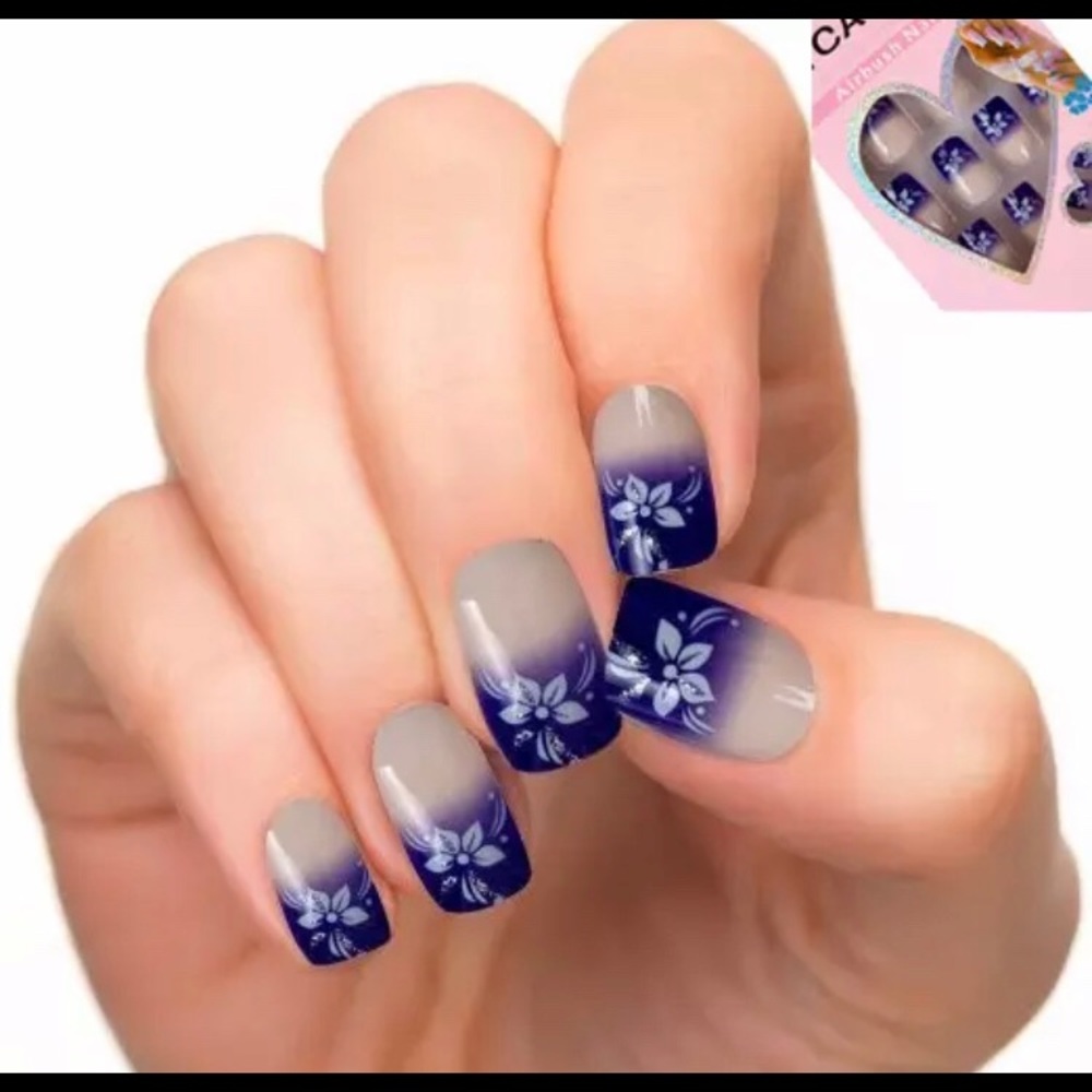 French manicure 24pcs